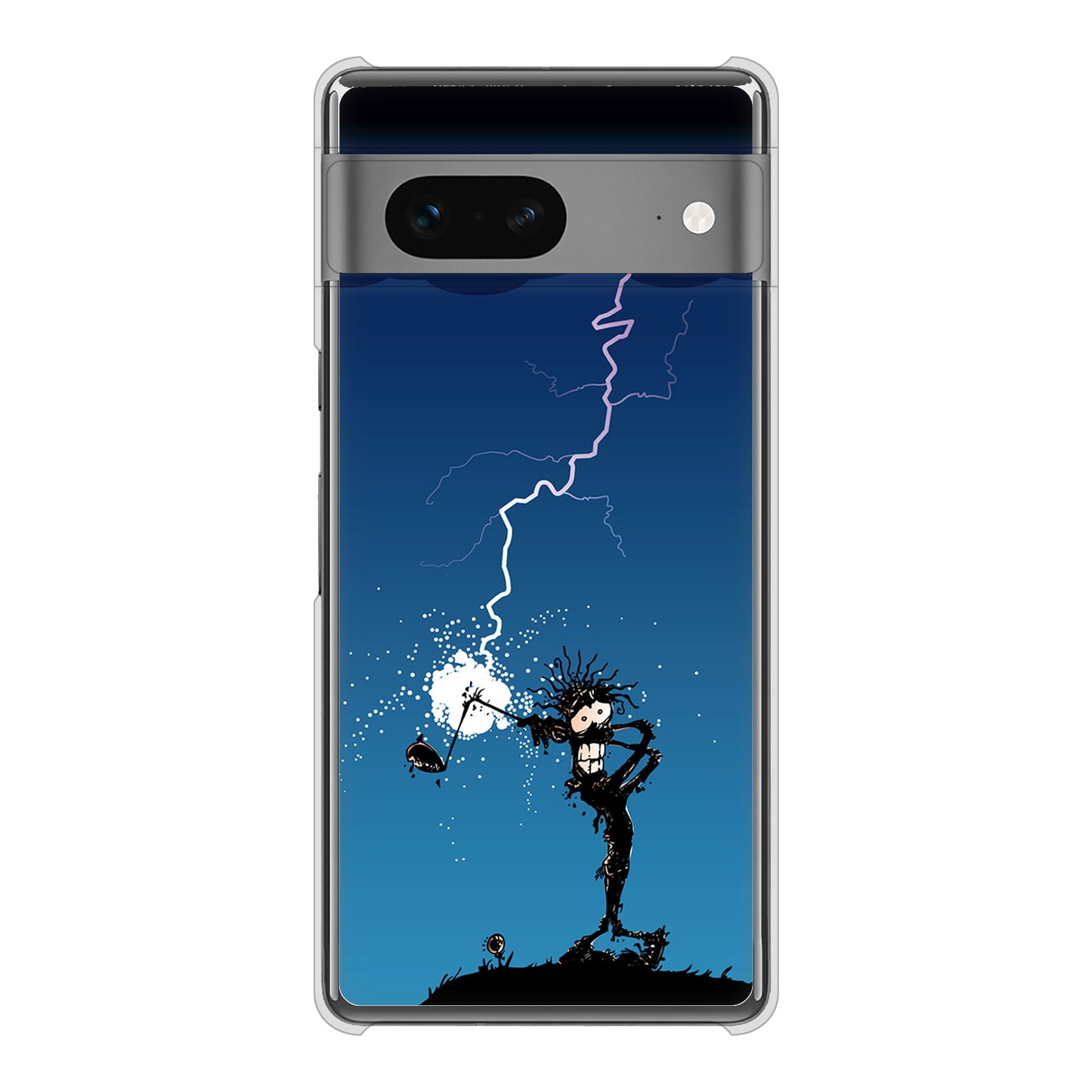 Google Pixel 7 高画質仕上げ 背面印刷 ハードケース 【417 ゴルファーの苦難】