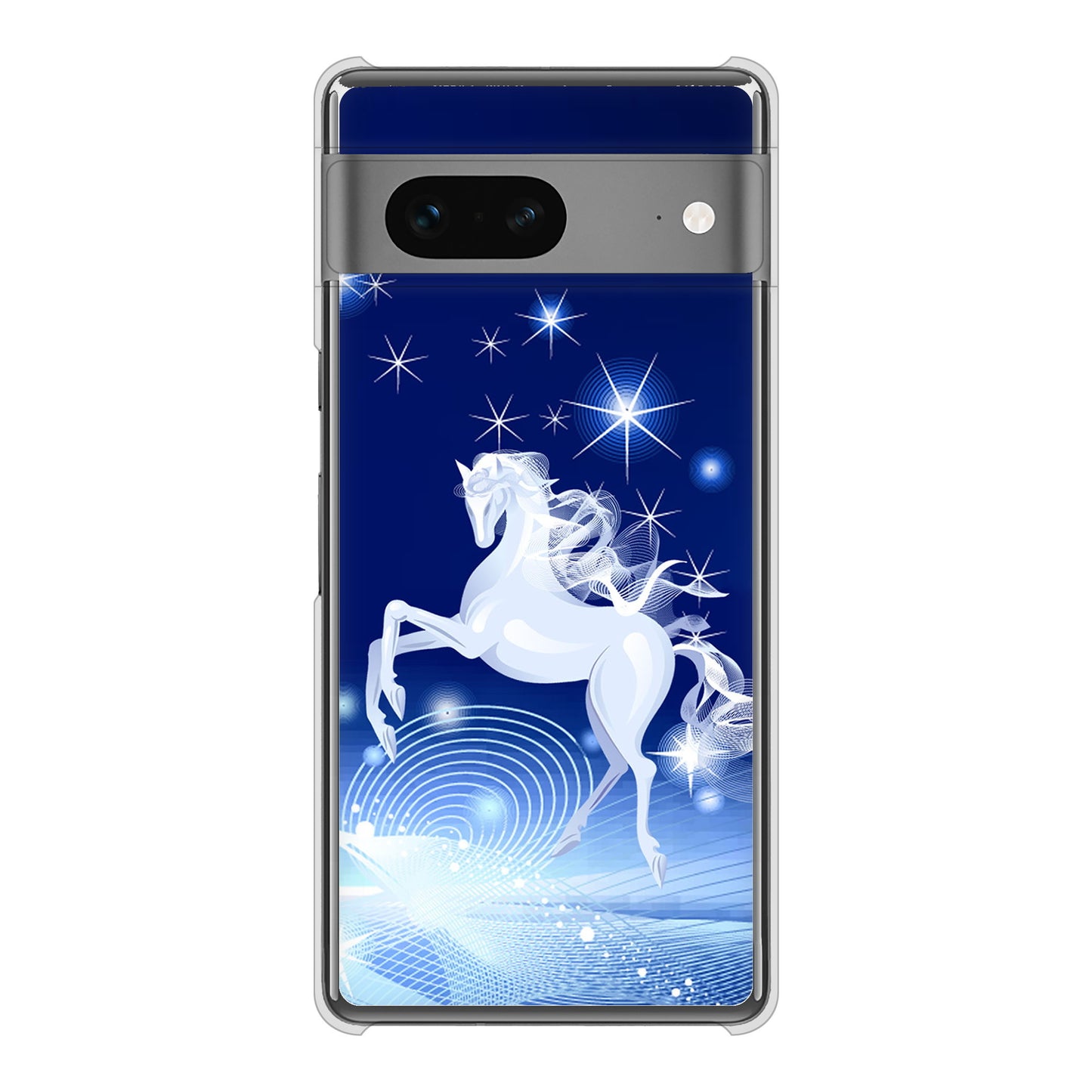 Google Pixel 7 高画質仕上げ 背面印刷 ハードケース 【436 ペガサス】