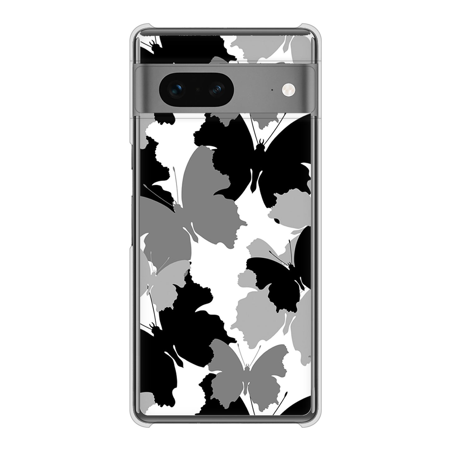 Google Pixel 7 高画質仕上げ 背面印刷 ハードケース 【1336 夜の蝶】