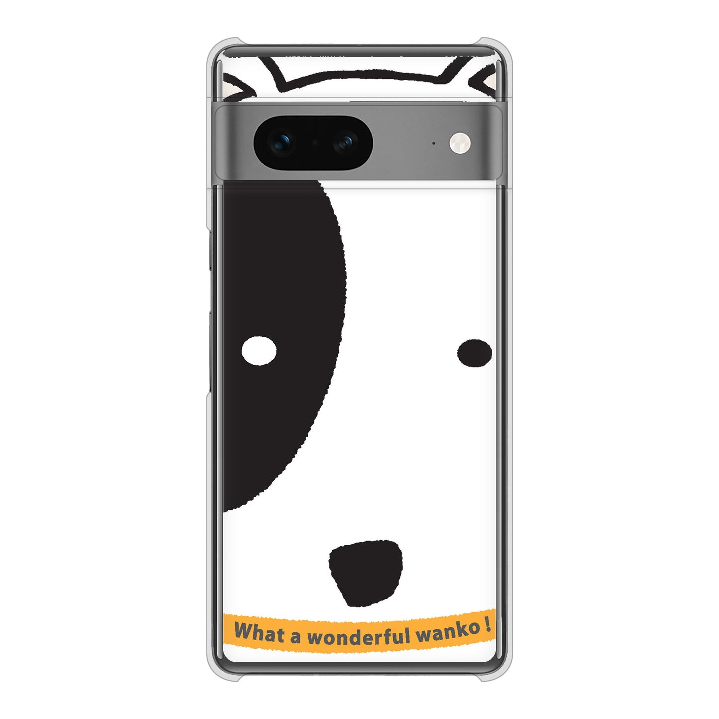 Google Pixel 7 高画質仕上げ 背面印刷 ハードケース 【IA800 わんこ】
