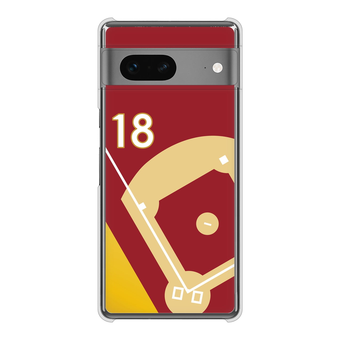 Google Pixel 7 高画質仕上げ 背面印刷 ハードケース baseball