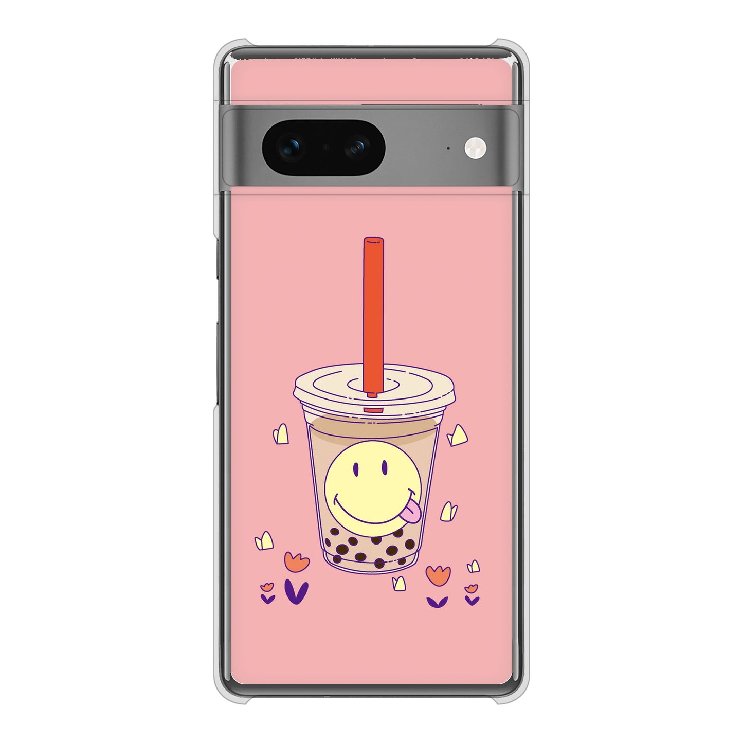 Google Pixel 7 高画質仕上げ 背面印刷 ハードケース スイーツイラスト