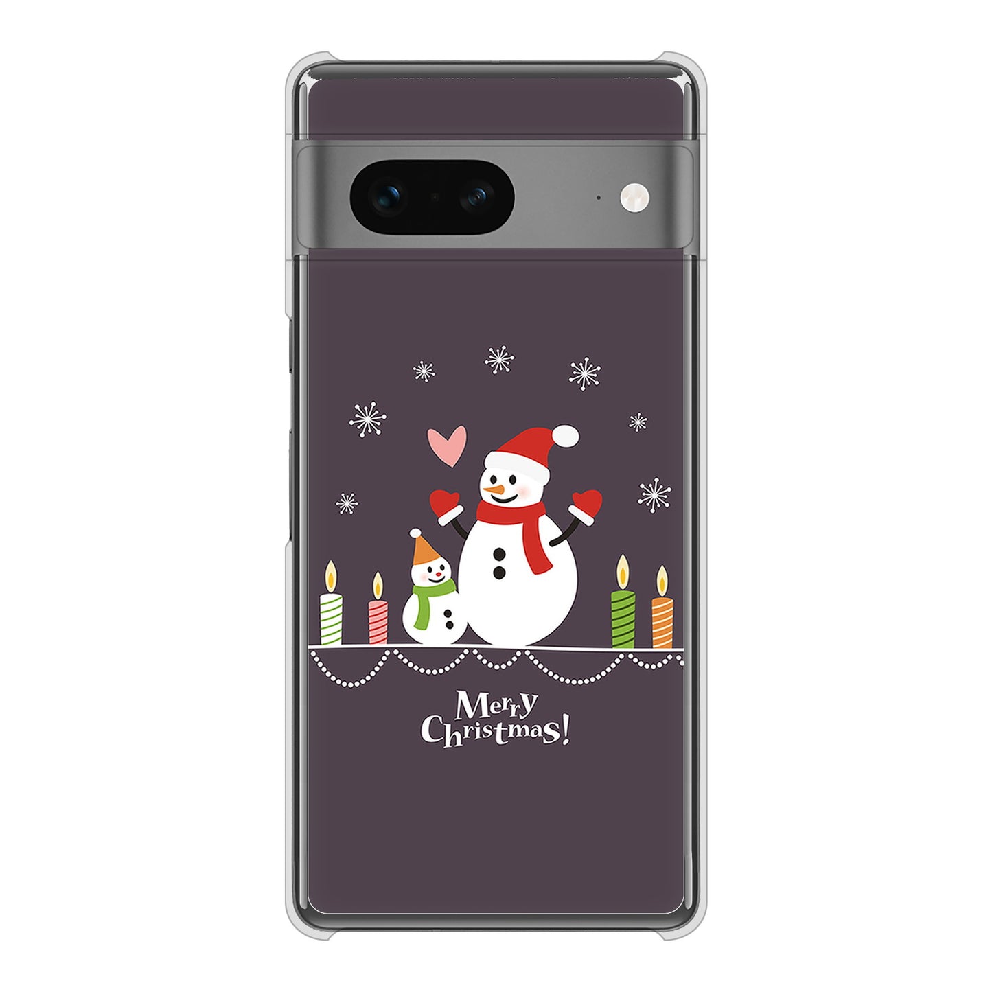 Google Pixel 7 高画質仕上げ 背面印刷 ハードケース クリスマス