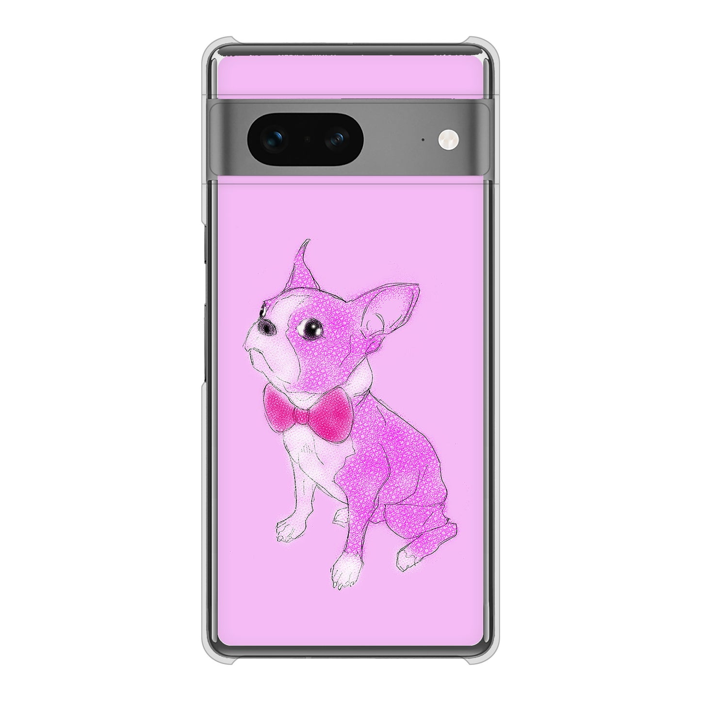 Google Pixel 7 高画質仕上げ 背面印刷 ハードケース ボストンテリア