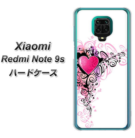 Xiaomi(シャオミ)Redmi Note 9s 高画質仕上げ 背面印刷 ハードケース【007 スタイリッシュハート】