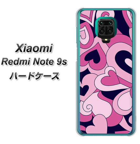 Xiaomi(シャオミ)Redmi Note 9s 高画質仕上げ 背面印刷 ハードケース【223 ハートの調べ】