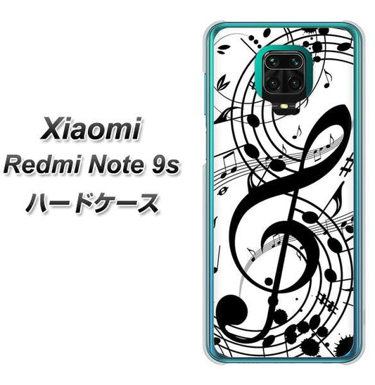 Xiaomi(シャオミ)Redmi Note 9s 高画質仕上げ 背面印刷 ハードケース【260 あふれる音符】