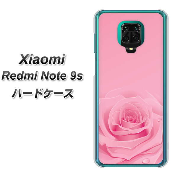 Xiaomi（シャオミ）Redmi Note 9s 高画質仕上げ 背面印刷 ハードケース【401 ピンクのバラ】