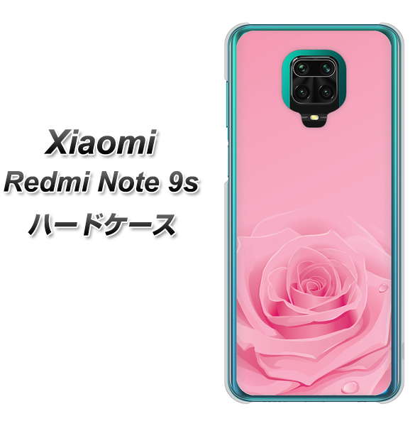 Xiaomi(シャオミ)Redmi Note 9s 高画質仕上げ 背面印刷 ハードケース【401 ピンクのバラ】