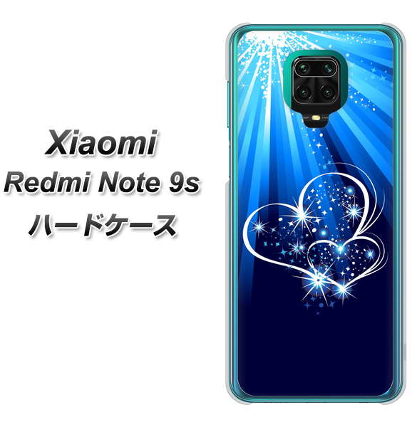 Xiaomi(シャオミ)Redmi Note 9s 高画質仕上げ 背面印刷 ハードケース【702 スイミングハート】