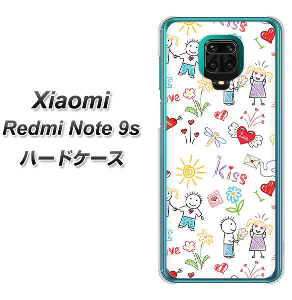 Xiaomi(シャオミ)Redmi Note 9s 高画質仕上げ 背面印刷 ハードケース【710 カップル】