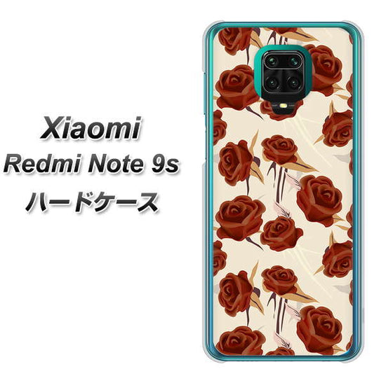 Xiaomi(シャオミ)Redmi Note 9s 高画質仕上げ 背面印刷 ハードケース【1157 クラシックローズ】