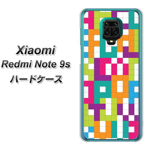 Xiaomi(シャオミ)Redmi Note 9s 高画質仕上げ 背面印刷 ハードケース【IB916 ブロックアルファベット】