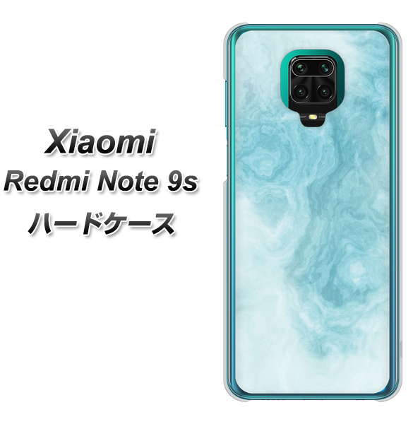 Xiaomi(シャオミ)Redmi Note 9s 高画質仕上げ 背面印刷 ハードケース【KM868 大理石BL】