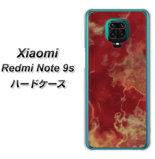 Xiaomi（シャオミ）Redmi Note 9s 高画質仕上げ 背面印刷 ハードケース【KM870 大理石RD】