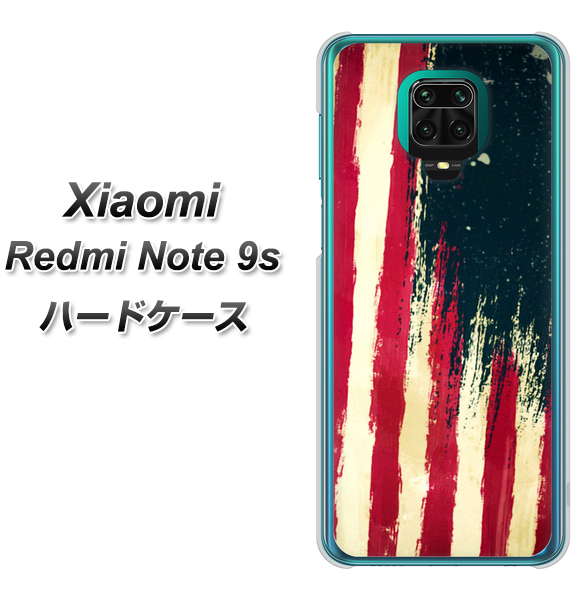 Xiaomi(シャオミ)Redmi Note 9s 高画質仕上げ 背面印刷 ハードケース【MI805 ヴィンテージアメリカ】