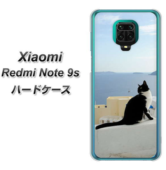 Xiaomi(シャオミ)Redmi Note 9s 高画質仕上げ 背面印刷 ハードケース【VA805 ネコと地中海】