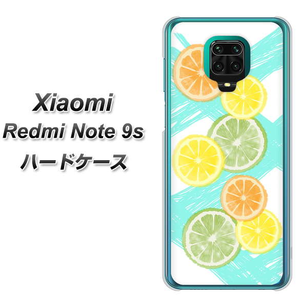 Xiaomi(シャオミ)Redmi Note 9s 高画質仕上げ 背面印刷 ハードケース【YJ183 オレンジライム】