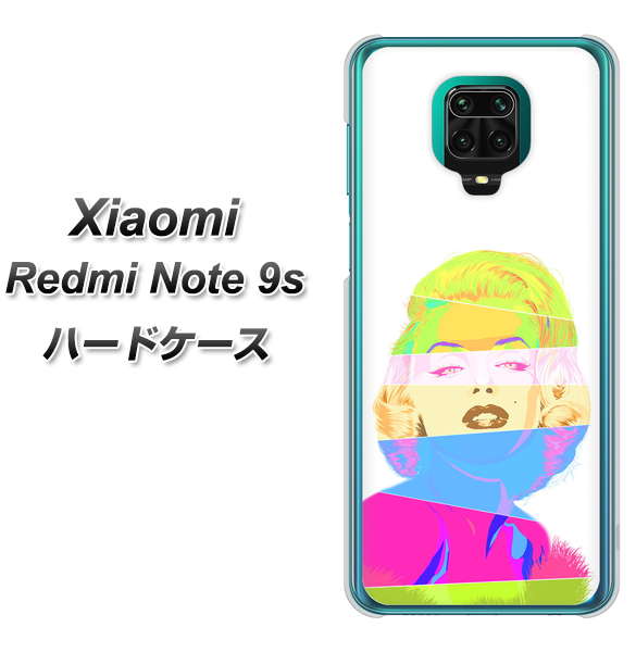 Xiaomi(シャオミ)Redmi Note 9s 高画質仕上げ 背面印刷 ハードケース【YJ208 マリリンモンローデザイン(A)】