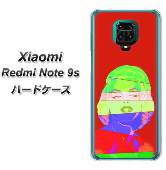Xiaomi(シャオミ)Redmi Note 9s 高画質仕上げ 背面印刷 ハードケース【YJ209 マリリンモンローデザイン(B)】