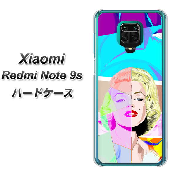 Xiaomi(シャオミ)Redmi Note 9s 高画質仕上げ 背面印刷 ハードケース【YJ210 マリリンモンローデザイン(C)】