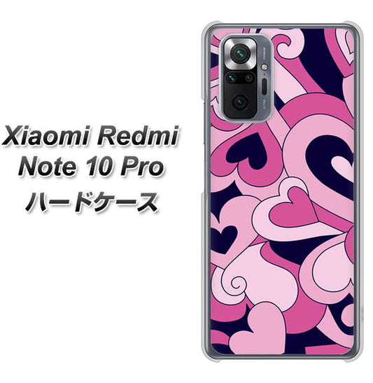 Xiaomi（シャオミ）Redmi Note 10 Pro 高画質仕上げ 背面印刷 ハードケース【223 ハートの調べ】3