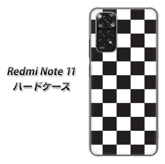 Redmi Note 11 高画質仕上げ 背面印刷 ハードケース【151 フラッグチェック】