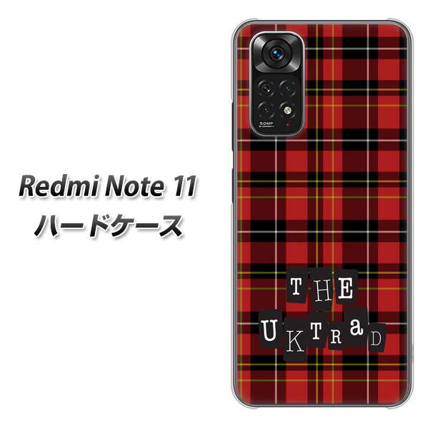 Redmi Note 11 高画質仕上げ 背面印刷 ハードケース【547 THEチェック】