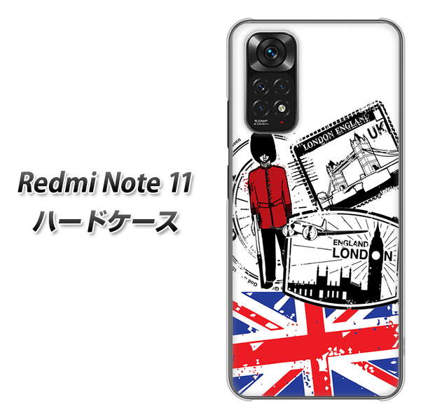 Redmi Note 11 高画質仕上げ 背面印刷 ハードケース【574 LONDON】