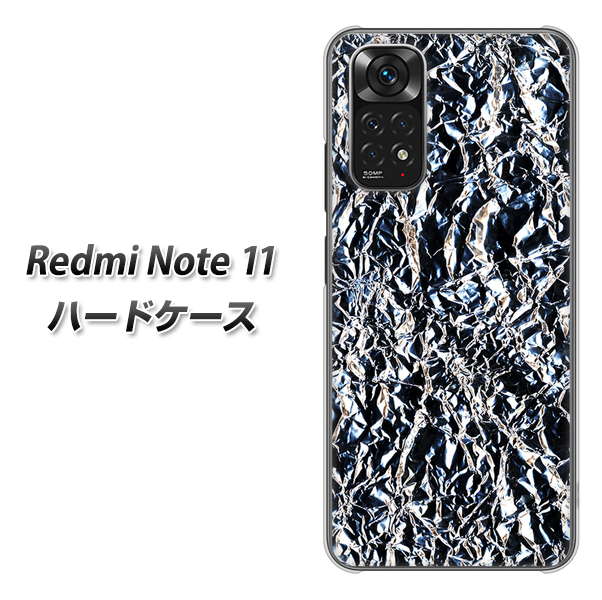 Redmi Note 11 高画質仕上げ 背面印刷 ハードケース【EK835 スタイリッシュアルミシルバー】