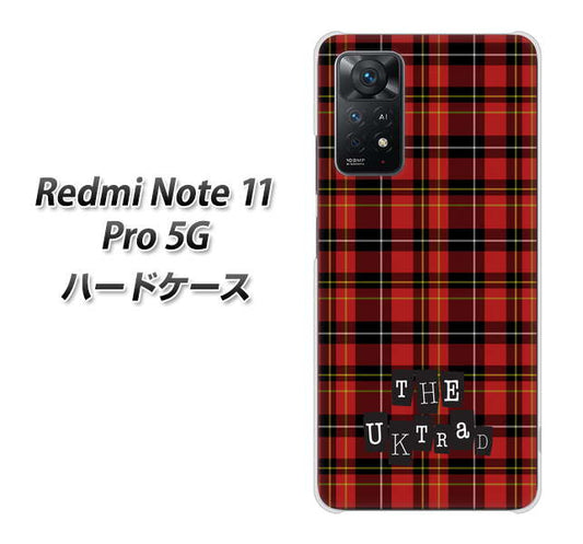 Redmi Note 11 Pro 5G 高画質仕上げ 背面印刷 ハードケース【547 THEチェック】