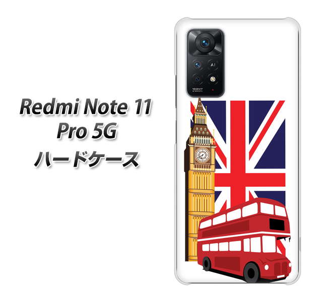 Redmi Note 11 Pro 5G 高画質仕上げ 背面印刷 ハードケース【573 イギリス】