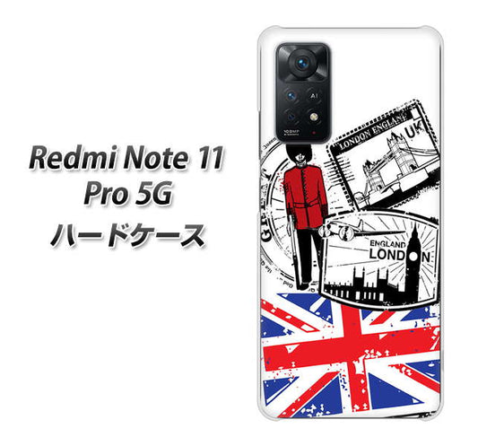 Redmi Note 11 Pro 5G 高画質仕上げ 背面印刷 ハードケース【574 LONDON】