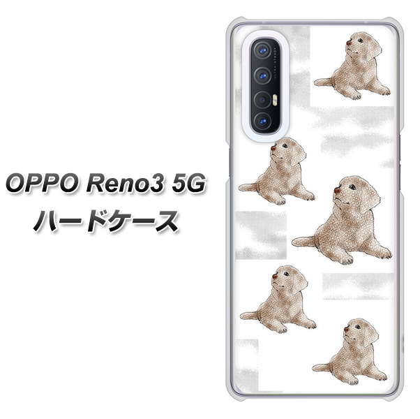 SoftBank OPPO Reno3 5G 高画質仕上げ 背面印刷 ハードケース【YD823 ラブラドールレトリバー04】