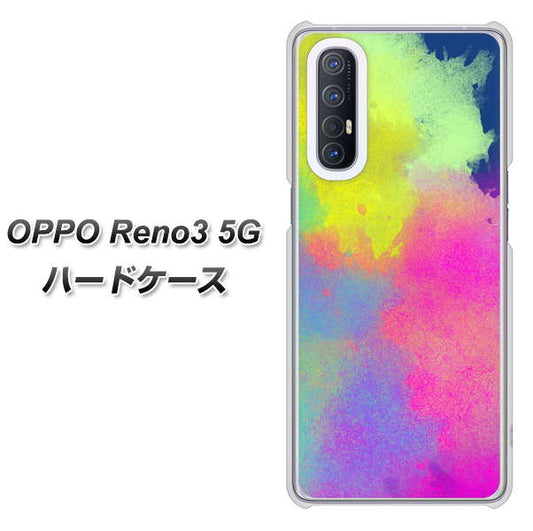 SoftBank OPPO Reno3 5G 高画質仕上げ 背面印刷 ハードケース【YJ294 デザイン色彩】