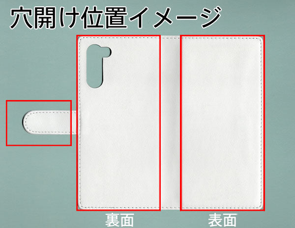 OPPO Reno3 A 【名入れ】レザーハイクラス 手帳型ケース 耐衝撃