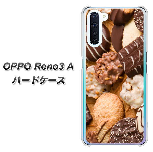 SIMフリー OPPO Reno3 A 高画質仕上げ 背面印刷 ハードケース【442 クッキー mix】