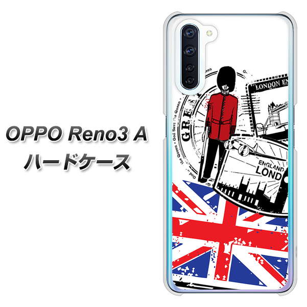 SIMフリー OPPO Reno3 A 高画質仕上げ 背面印刷 ハードケース【574 LONDON】