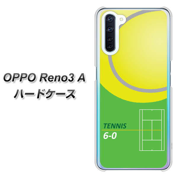 SIMフリー OPPO Reno3 A 高画質仕上げ 背面印刷 ハードケース【IB920 TENNIS】