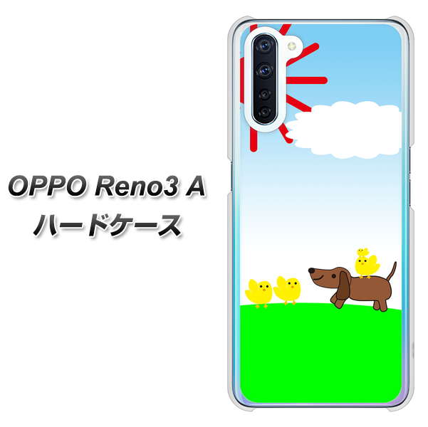 SIMフリー OPPO Reno3 A 高画質仕上げ 背面印刷 ハードケース【VA800 ネコとバケツ】