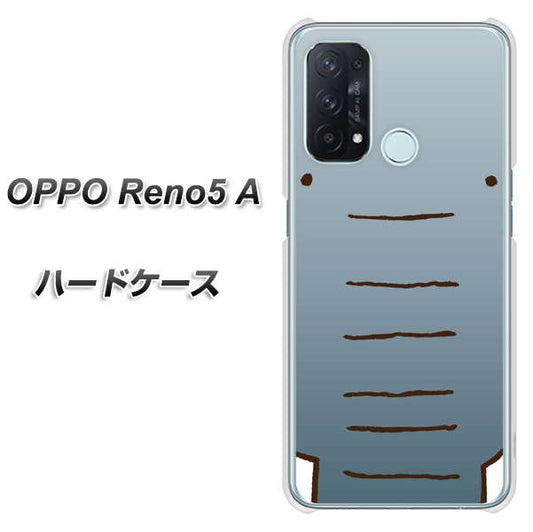 SIMフリー オッポ Reno5 A 高画質仕上げ 背面印刷 ハードケース【345 ぞう】
