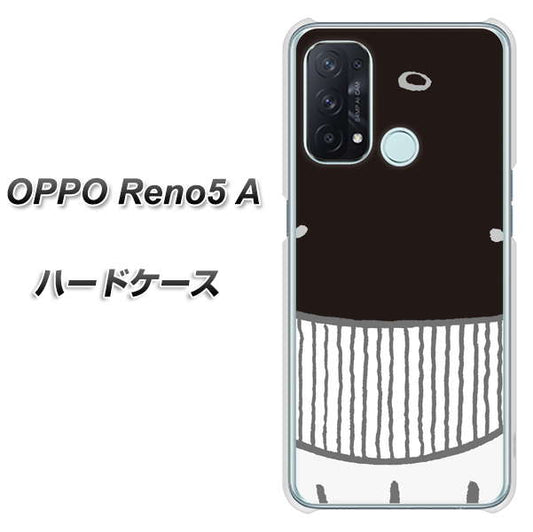 SIMフリー オッポ Reno5 A 高画質仕上げ 背面印刷 ハードケース【355 くじら】