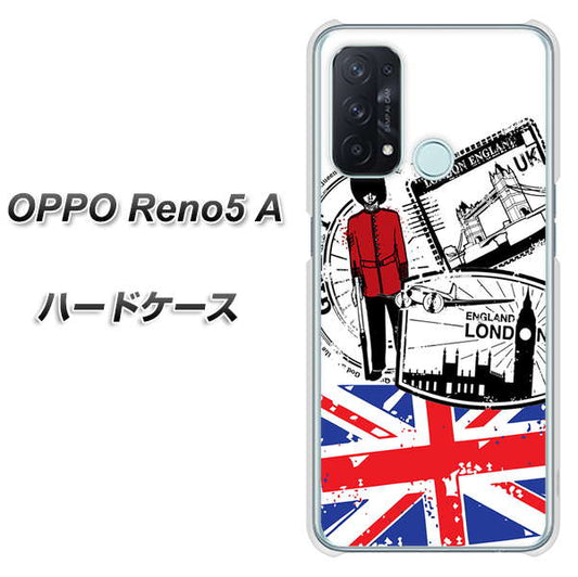 SIMフリー オッポ Reno5 A 高画質仕上げ 背面印刷 ハードケース【574 LONDON】