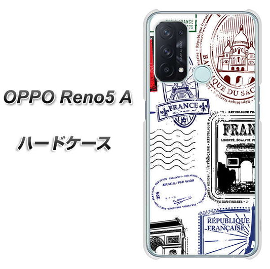 SIMフリー オッポ Reno5 A 高画質仕上げ 背面印刷 ハードケース【592 ＦＲＡＮＣＥ】