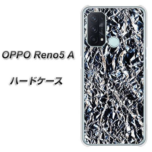 SIMフリー オッポ Reno5 A 高画質仕上げ 背面印刷 ハードケース【EK835 スタイリッシュアルミシルバー】