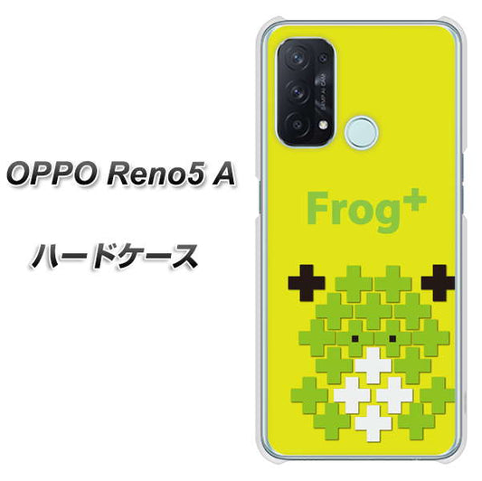 SIMフリー オッポ Reno5 A 高画質仕上げ 背面印刷 ハードケース【IA806 Frog+】