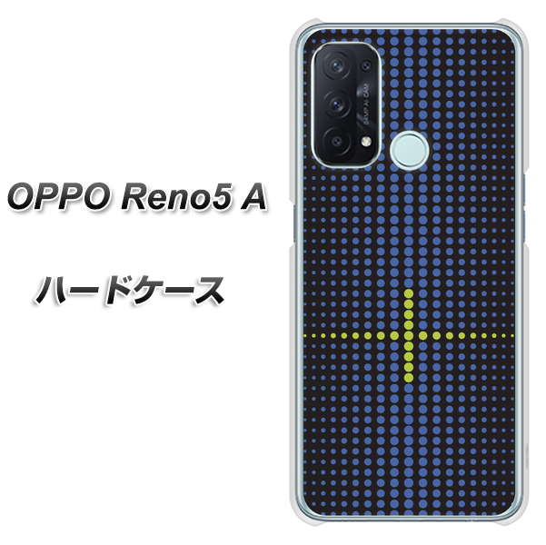 SIMフリー オッポ Reno5 A 高画質仕上げ 背面印刷 ハードケース【IB907 グラデーションドット】