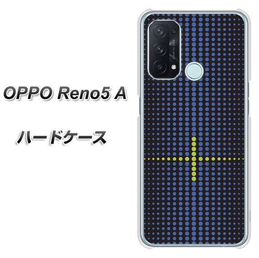 SIMフリー オッポ Reno5 A 高画質仕上げ 背面印刷 ハードケース【IB907 グラデーションドット】