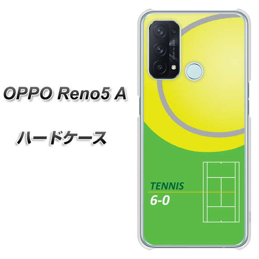 SIMフリー オッポ Reno5 A 高画質仕上げ 背面印刷 ハードケース【IB920 TENNIS】
