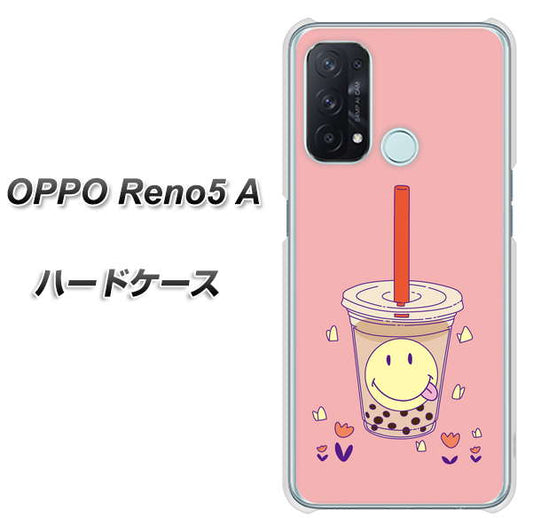 SIMフリー オッポ Reno5 A 高画質仕上げ 背面印刷 ハードケース【MA903 タピオカ】
